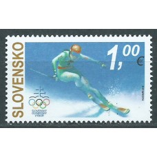 Eslovaquia Correo 2018 Yvert 733 ** Mnh Juegos Olimpicos de Invierno