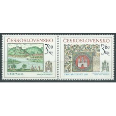 Checoslovaquia - Correo 1977 Yvert 2251/52 ** Mnh