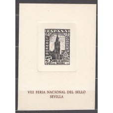 II Centenario Hojas Recuerdo 1974 Edifil 26 Fería del sello de Sevilla