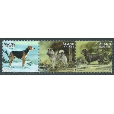 Aland Correo Yvert 410/12 ** Mnh Fauna Perros