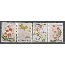 Filipinas - Correo 1983 Yvert 1517/20 ** Mnh  Flores