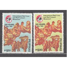 Filipinas - Correo 1988 Yvert 1644/5 ** Mnh  Cruz roja