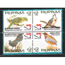 Filipinas - Correo 1994 Yvert 2112/5 ** Mnh  Fauna aves