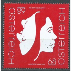 Austria Correo 2018 Yvert 3201 ** Mnh Convivencia de Generaciones Futuras, Dos caras