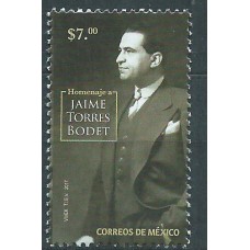 Mexico Correo 2017 Yvert 3077 ** Mnh Jaime Torres Bodet