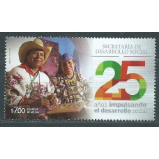 Mexico Correo 2017 Yvert 3078 ** Mnh 25º Desarrollo Social