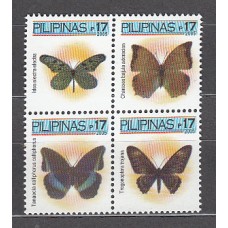 Filipinas - Correo 2005 Yvert 3012/5 ** Mnh  Fauna mariposas