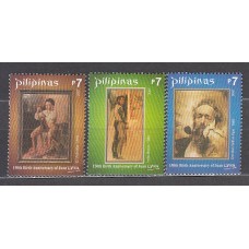 Filipinas - Correo 2007 Yvert 3171/3 ** Mnh  Pinturas Juan Luna