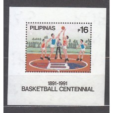 Filipinas - Hojas Yvert 37 ** Mnh Deportes basket