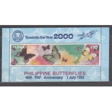 Filipinas - Hojas Yvert 59 ** Mnh  Fauna mariposas