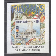 Filipinas - Hojas Yvert 37 ** Mnh  Expo de Sevilla