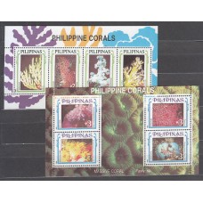 Filipinas - Hojas Yvert 74/5 ** Mnh  Fauna corales