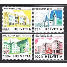 Suiza - Correo 2005 Yvert 1844/7 ** Mnh  Pro patria