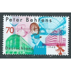 Alemania Federal Correo 2018 Yvert 3155 ** Mnh 150º Nacimiento Peter Behrens