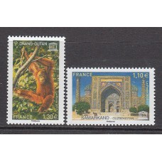 Francia - Servicio Yvert 169/70 ** Mnh Fauna