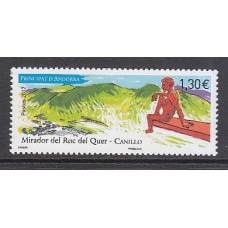 Andorra Francesa Correo 2017 Yvert 802 ** Mnh  Mirador del Roc