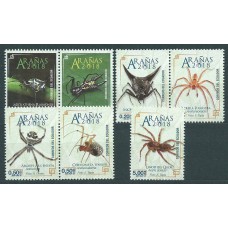 Ecuador Correo 2018 Yvert 2790/96 ** Mnh Fauna. Arañas