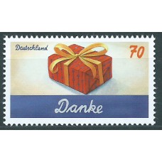 Alemania Federal Correo 2018 Yvert 3164 ** Mnh Felicitación Gracias