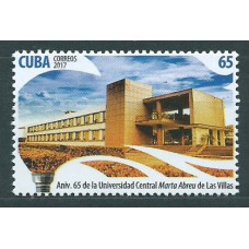 Cuba Correo 2017 Yvert 5650 ** Mnh 65º de la Universidad Central de las Villas