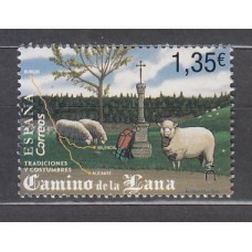 España II Centenario Correo 2018 Edifil 5244 ** Mnh  Camino de la lana