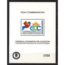 España II Centenario Hojas Recuerdo 2014 Edifil 141 ** Mnh Torremolinos