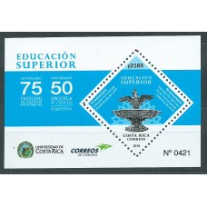 Costa Rica - Hojas Yvert 63 ** Mnh Educación Superior