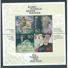 Austria Correo 2018Yvert 3251/54  ** Mnh Aniversarios de Pintores.