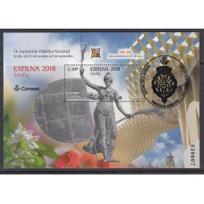 España II Centenario Correo 2018 Edifil 5264 usado Exfilna 2018