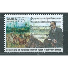 Cuba Correo 2018 Yvert 5664 ** Mnh Bicentenario del Nacimiento de Pedro Figueredo