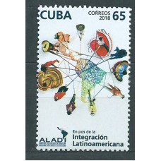 Cuba Correo 2018 Yvert 5720 ** Mnh Integración Latinoamericana