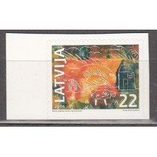 Letonia - Correo 2006 Yvert 649 ** Mnh