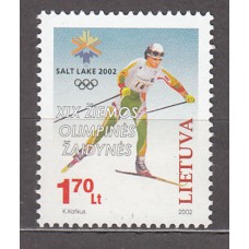 Lituania - Correo Yvert 678 ** Mnh Olimpiadas Salt Lake