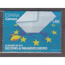 España II Centenario Correo 2019 Edifil 5298 ** Mnh Elecciones Parlamento Europeo