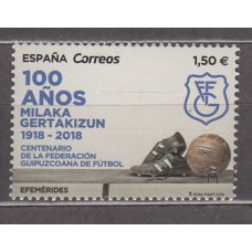 España II Centenario Correo 2019 Edifil 5300 ** Mnh Federación Guipuzcoana