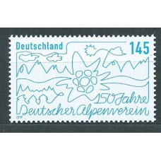 Alemania Federal Correo 2019 Yvert 3231 ** Mnh Club Alpino Alemán