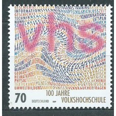 Alemania Federal Correo 2019 Yvert 3232 ** Mnh Volkshochschule