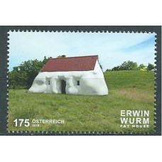 Austria Correo 2019 Yvert 3279 ** Mnh Erwin Wurm Casa Gorda