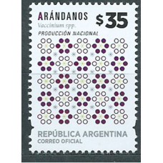 Argentina Correo 2019 Yvert 3188 ** Mnh Nuevo Definitivo Arandanos