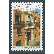 Cuba Correo 2018 Yvert 5755 ** Mnh Palacio del Marques