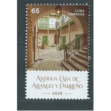 Cuba Correo 2018 Yvert 5754 ** Mnh Antigua Casa de Arango y Parreño