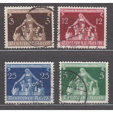 Alemania Imperio Correo 1936 Yvert 573/6 usado