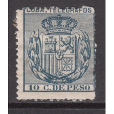 Cuba Sueltos Telegrafos Edifil 82 * Mh