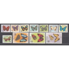Guayana Britanica - Correo Yvert 523/33 ** Mnh Fauna mariposas