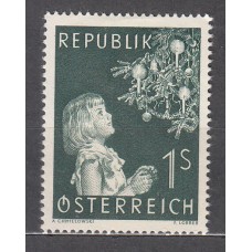 Austria - Correo 1953 Yvert 827 * Mh  Navidad