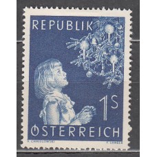 Austria - Correo 1954 Yvert 842 * Mh   Navidad