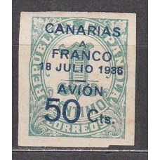 Canarias Correo 1937 Edifil 11 (*) Mng