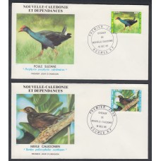 Nueva Caledonia SPD FDC Yvert 510/511 - 1985 Matasello Fauna Pajaros