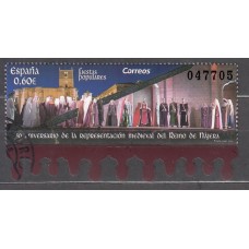 España II Centenario Correo 2019 Edifil 5332 usado Fiestas populares