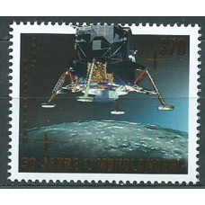 Alemania Federal Correo 2019 Yvert 3262 ** Mnh Aterrizaje lunar 50 Aniversario