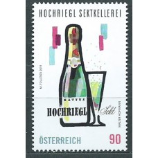 Austria Correo 2019 Yvert 3302 ** Mnh Botella Champan